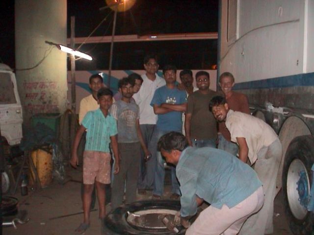 Pneumechaniker in Mumbai (Indien)